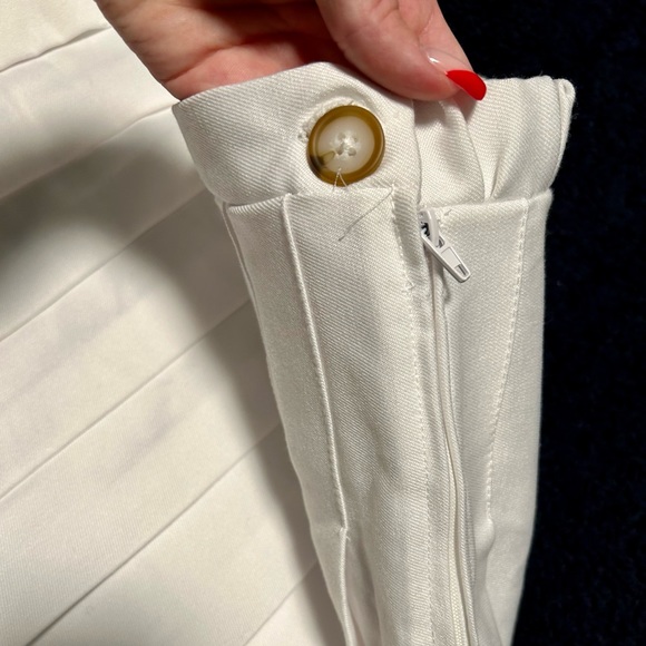 Wild Fable Pleated Skirt White - Picture 8 of 9